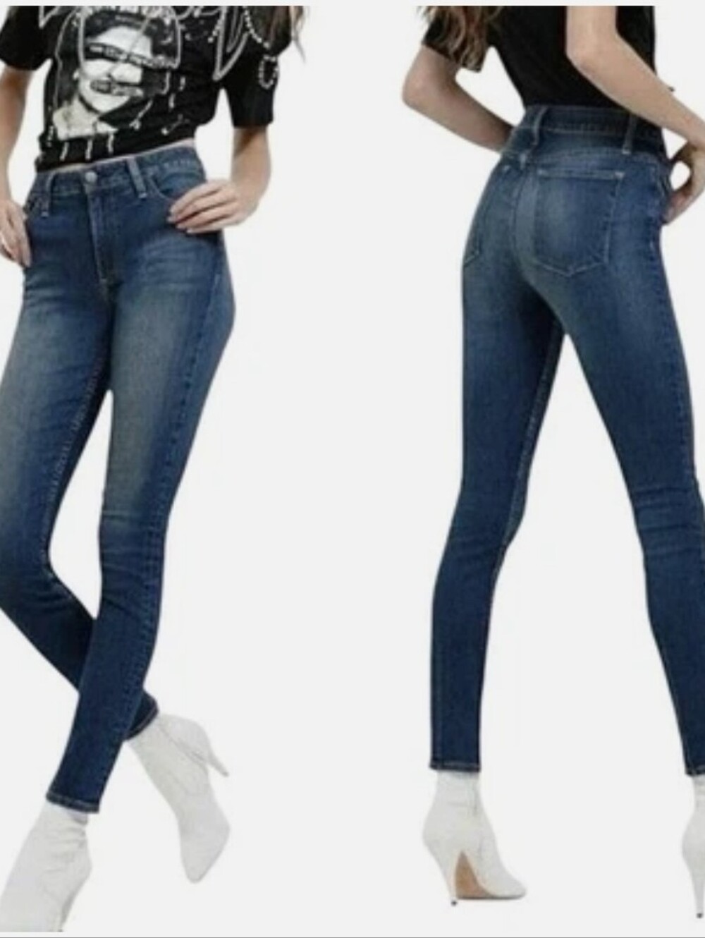 Alice + Olivia You Look Good Skinny Buttery Soft Jeans 27